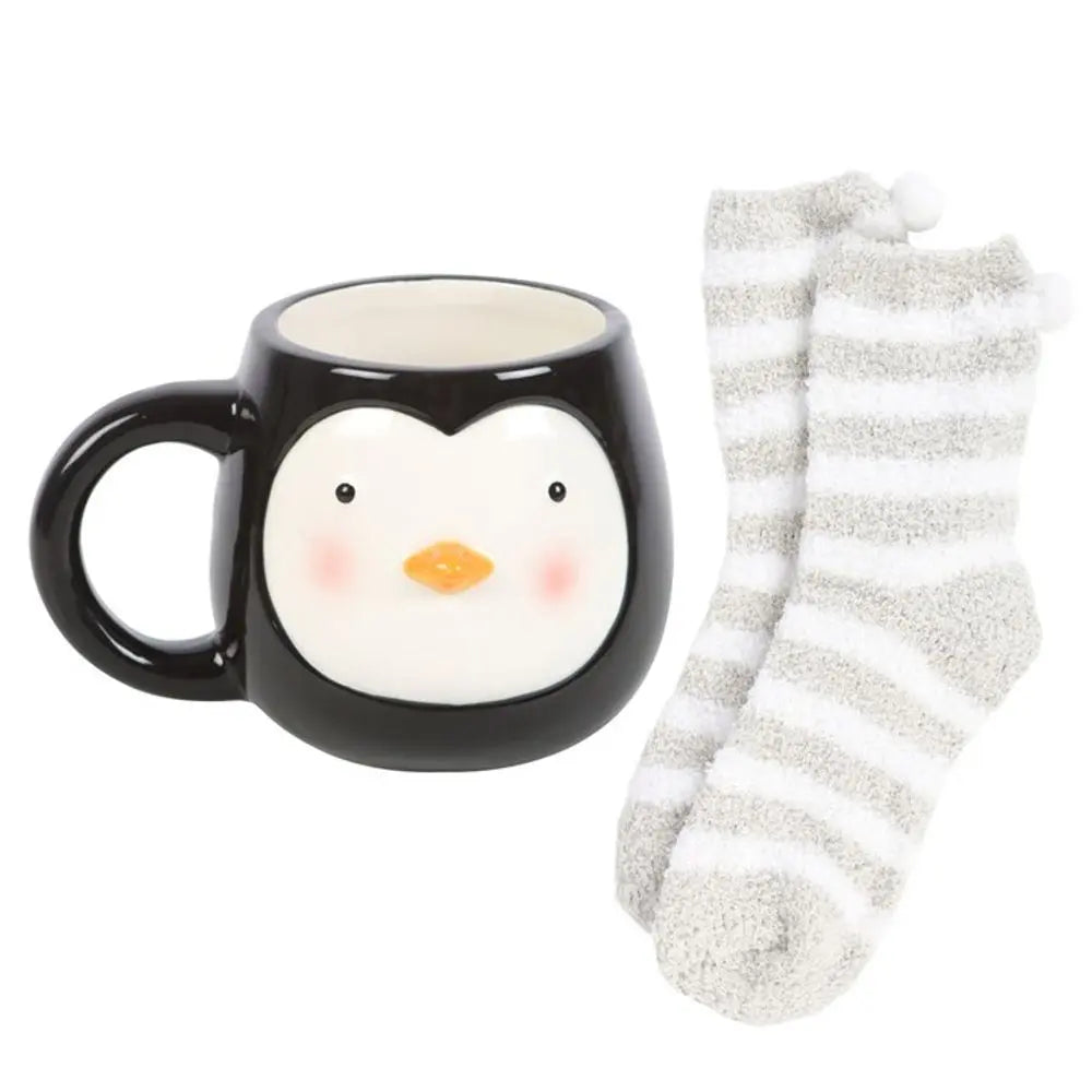 Penguin Mug and Socks Set - Image #3