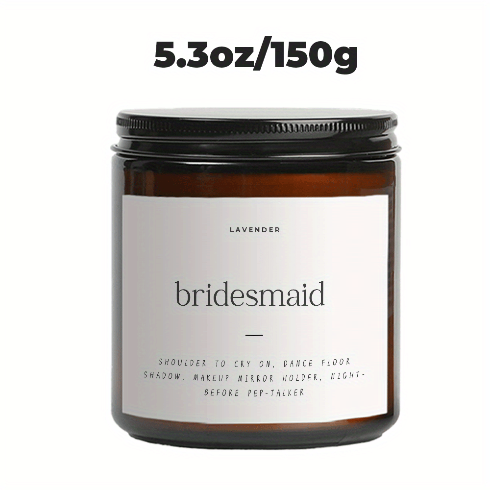 Lavender Soy Candle for Bridesmaids
