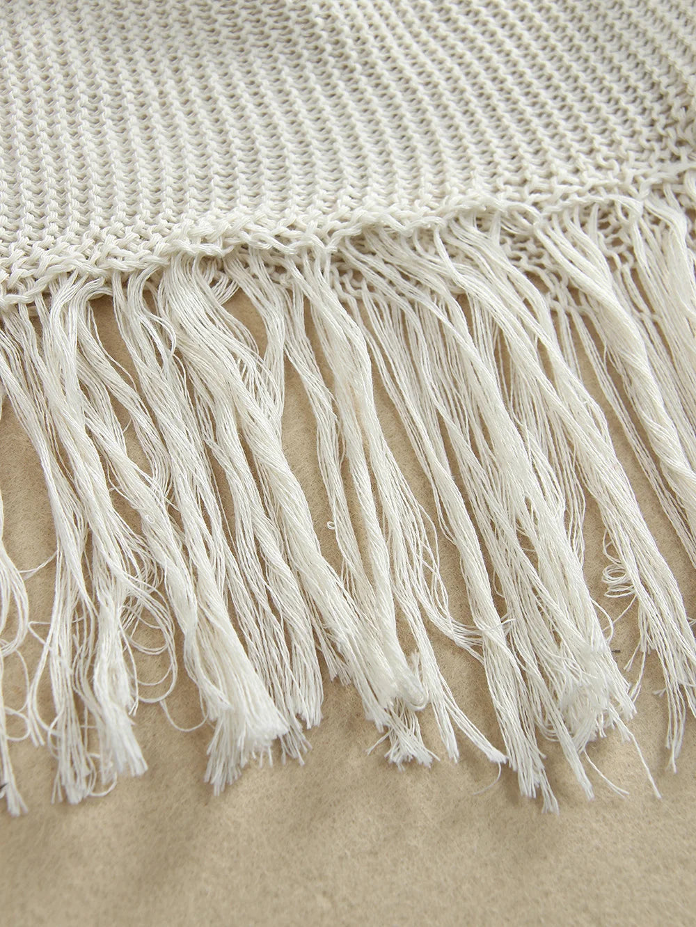 Crochet Tassel Cover Up - Satin & Sox