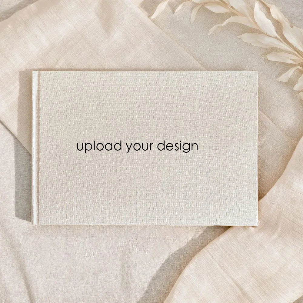 Personalized Linen Hardcover Guestbook