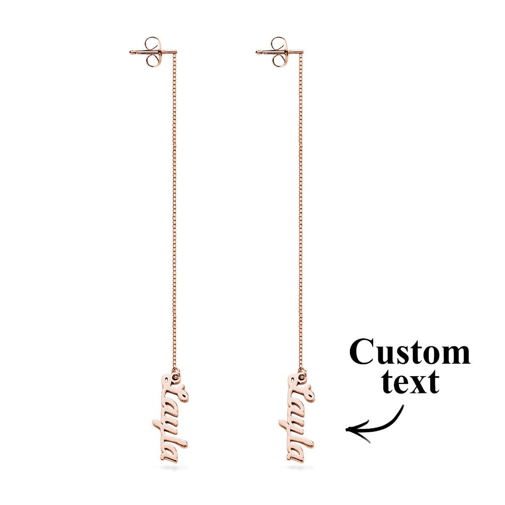 Promise You Personalized Earrings