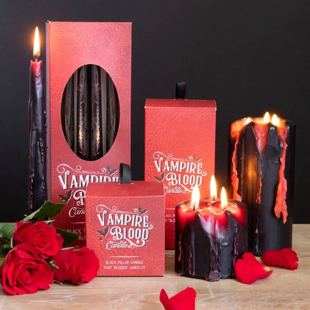 Set of 8 Vampire Blood Taper Candles - Image #2
