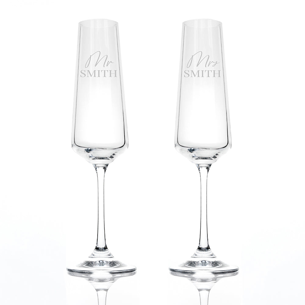 Couple's Champagne Flute Set