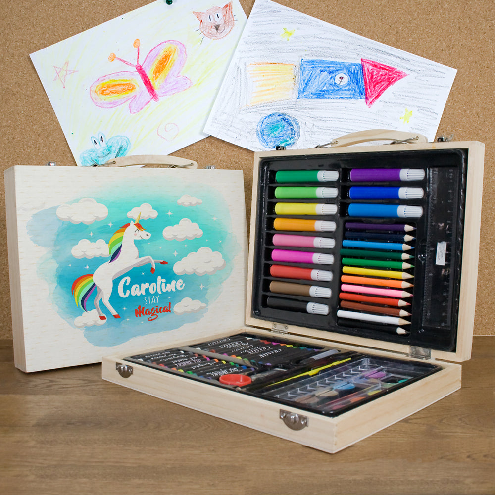 Personalised Unicorn Art Set - Satin & Sox