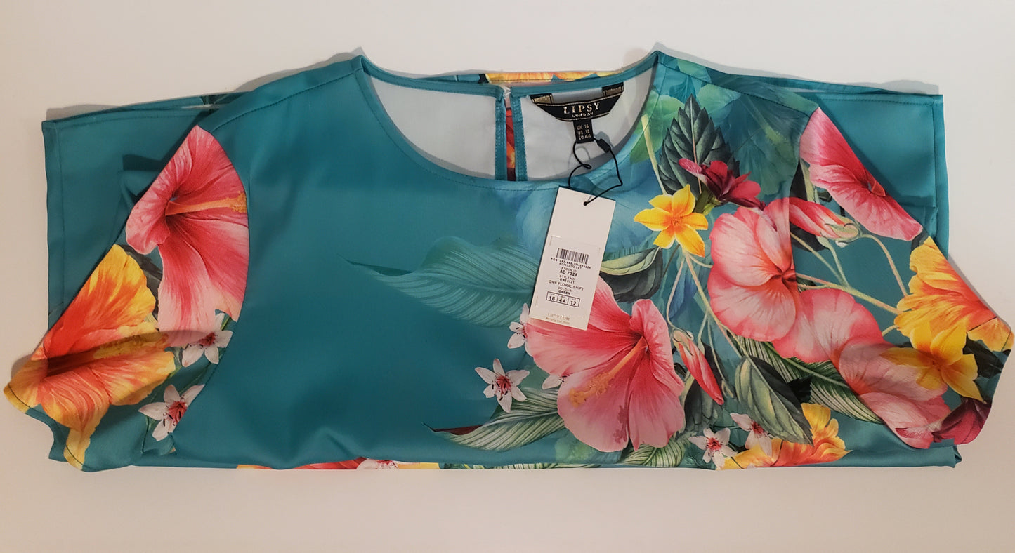 Vintage Lipsy Satin shift dress - Satin & Sox