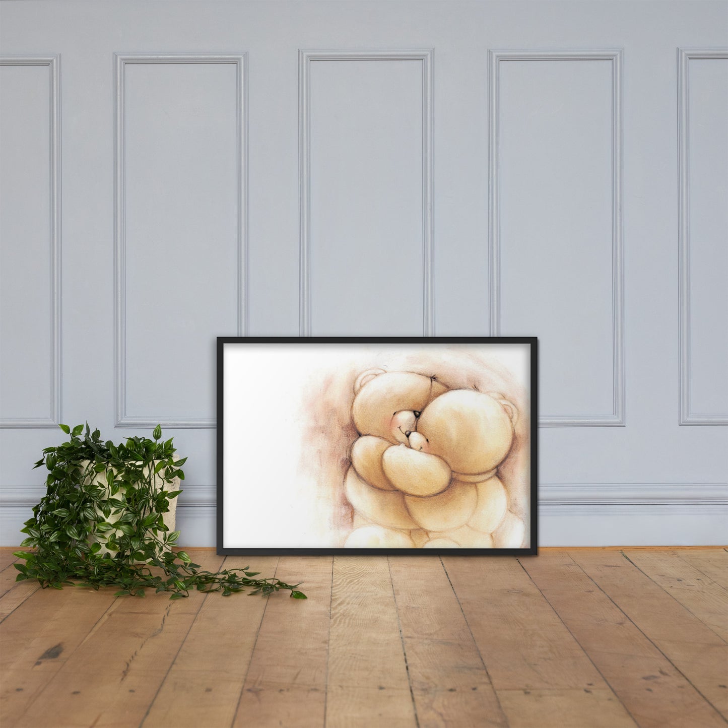 Forever Friends Framed Poster 61cm x 91 cm - Satin & Sox