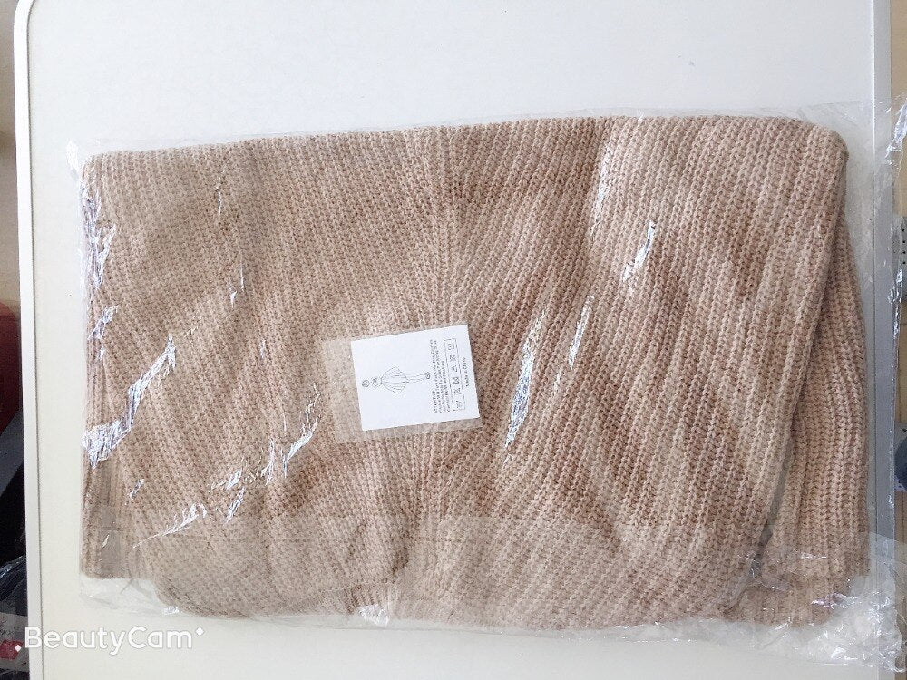 Oversize Batwing Woolly Jumper - Satin & Sox