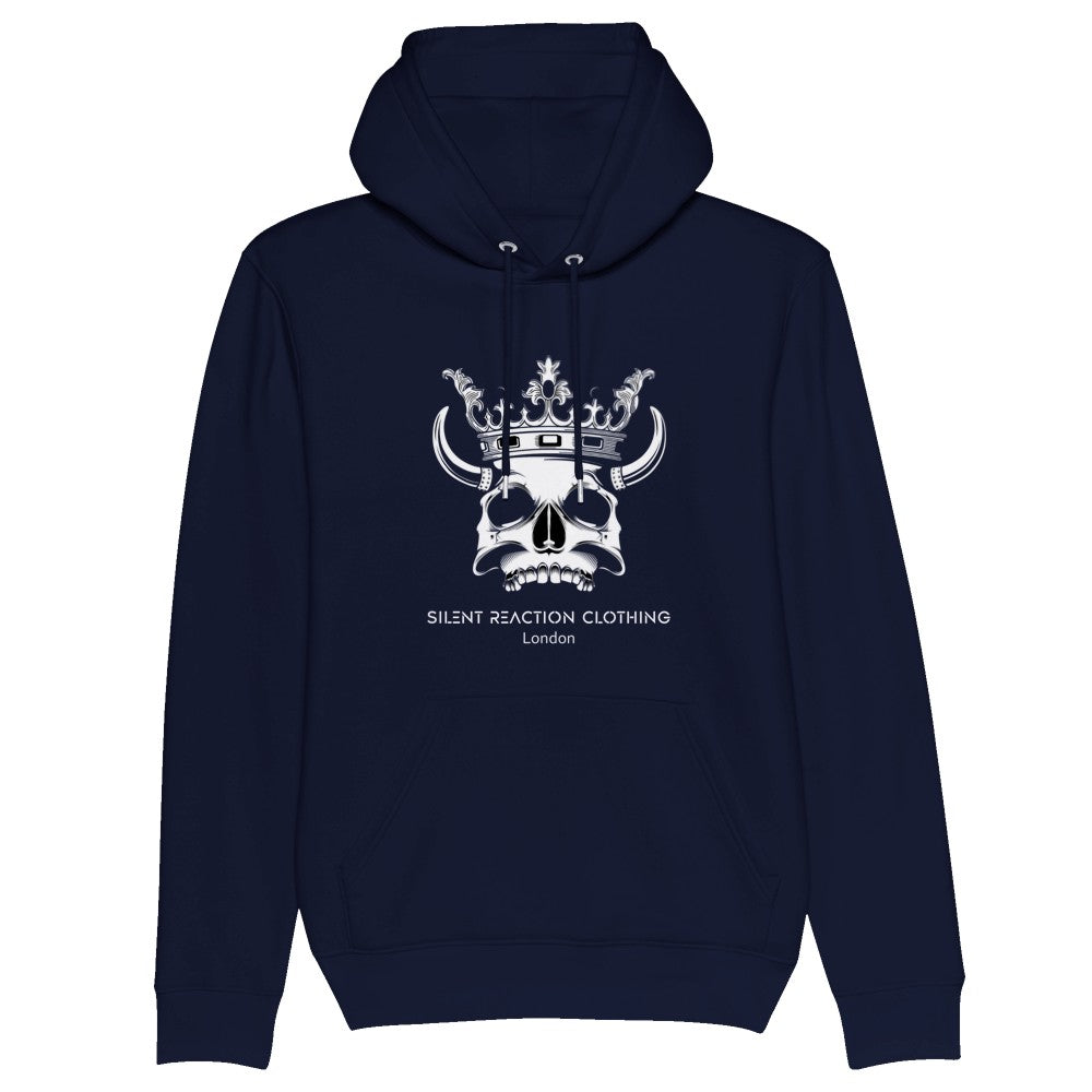 Organic Cotton Unisex Silent Reaction Hoodie - Satin & Sox