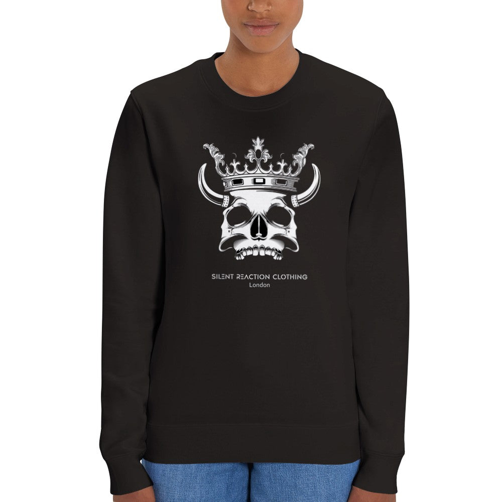 Organic Cotton Silent Reaction Sweatshirt - Satin & Sox