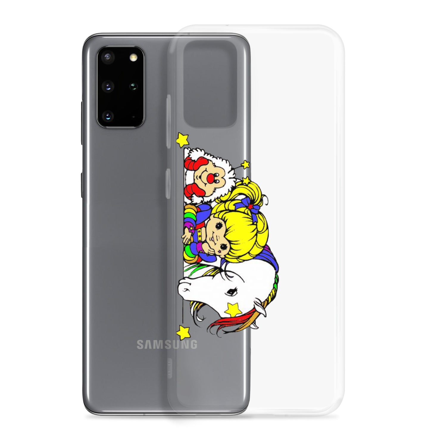 Rainbow Bright Clear Silicone iPhone Case - Satin & Sox