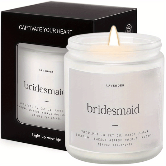 Lavender Soy Candle for Bridesmaids