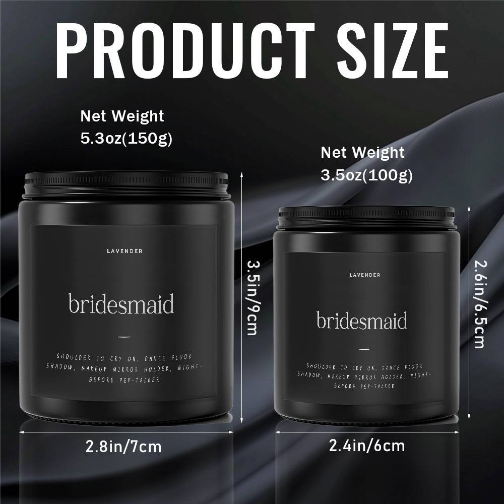 Lavender Soy Candle for Bridesmaids