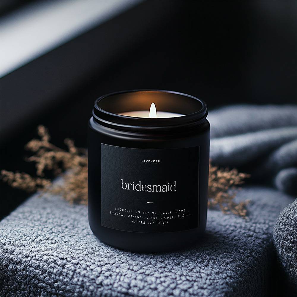 Lavender Soy Candle for Bridesmaids