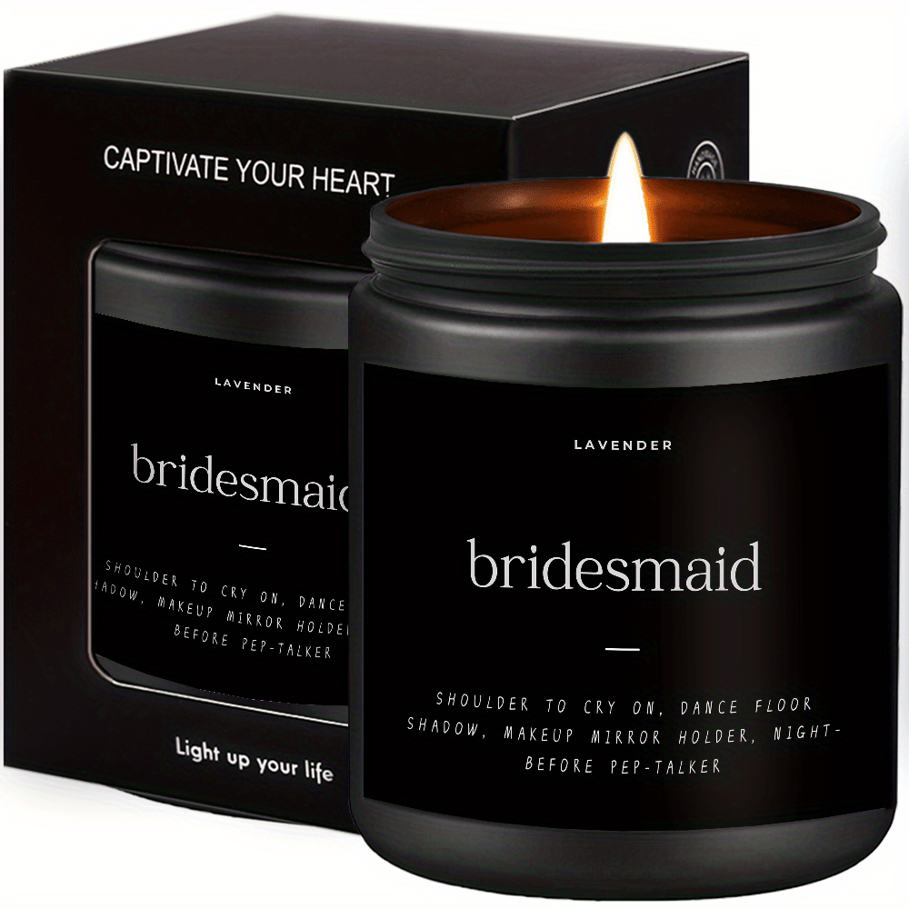 Lavender Soy Candle for Bridesmaids