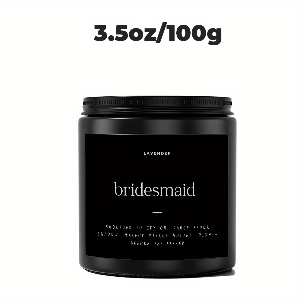 Lavender Soy Candle for Bridesmaids
