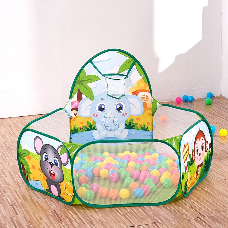 Foldable 3 in 1 Children's Tent Portable Playpen Ball Pit