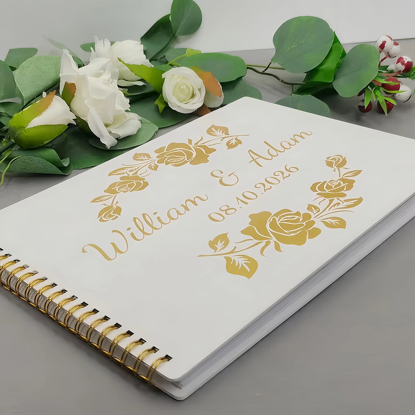 Rustic Wooden Guest Book (Small)