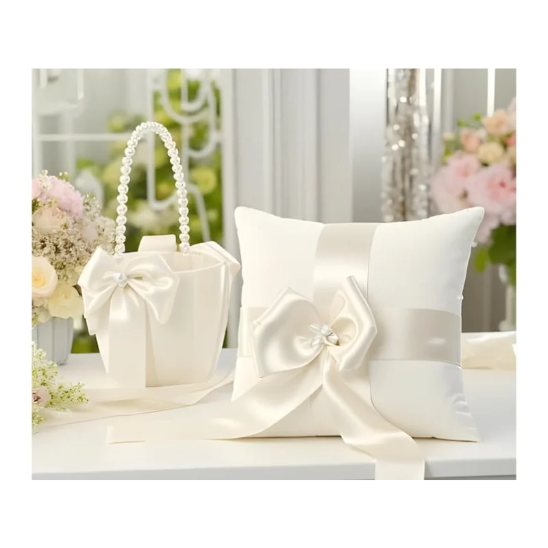 Wedding Ring Pillow and Flower Basket