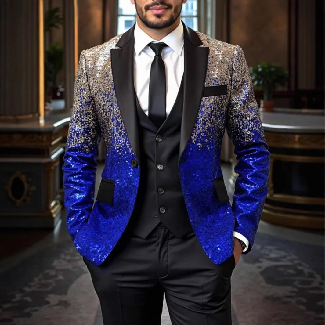 Sequin Tuxedo Jacket for Men -.