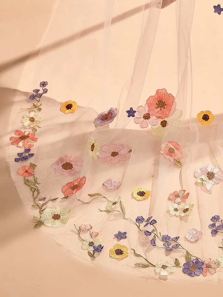 Floral Bridal Wedding Veil