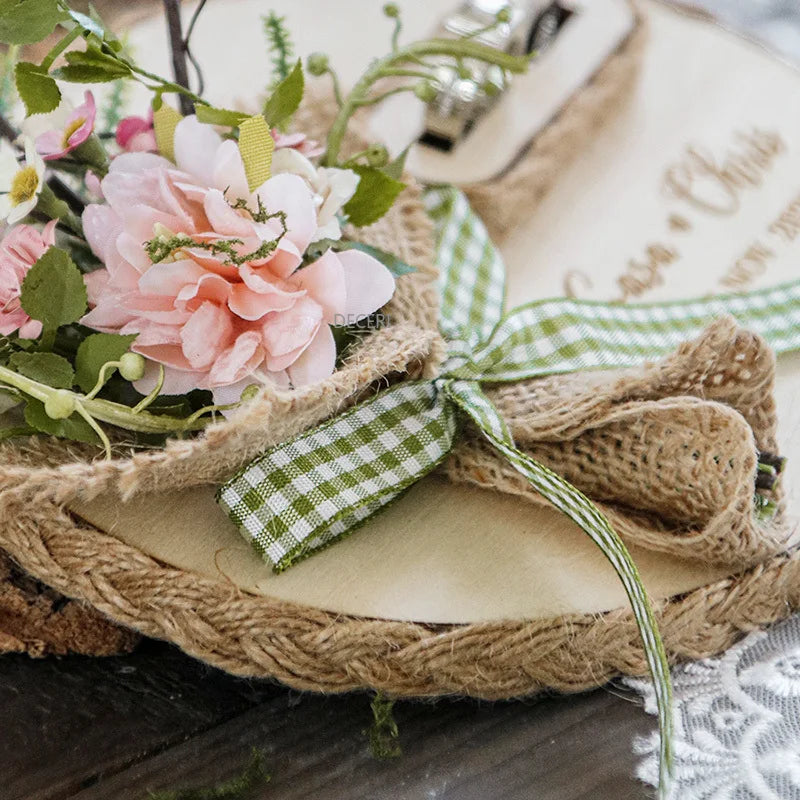 Personalised Wooden Ring Ceremony Holder