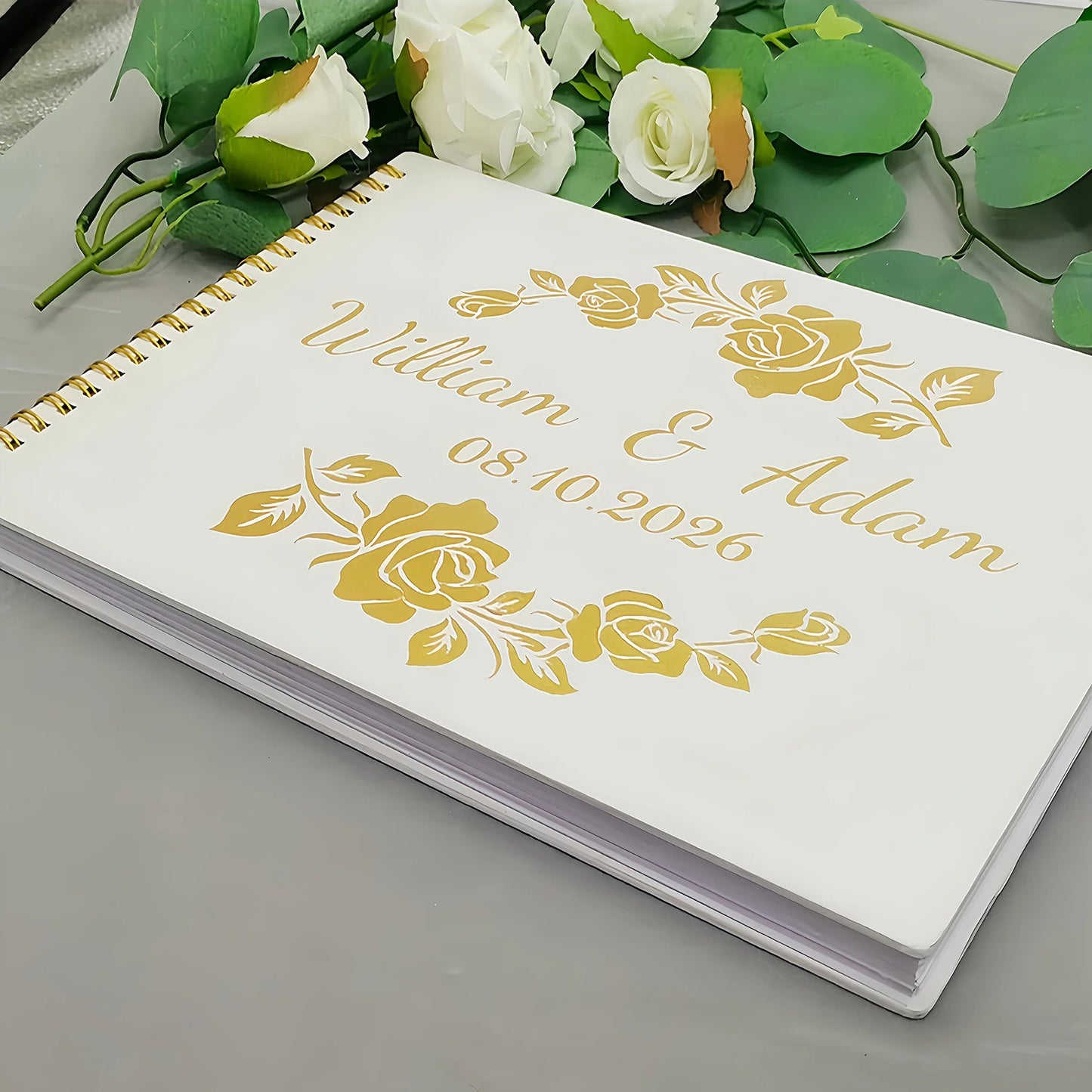 Rustic Wooden Guest Book (Small)