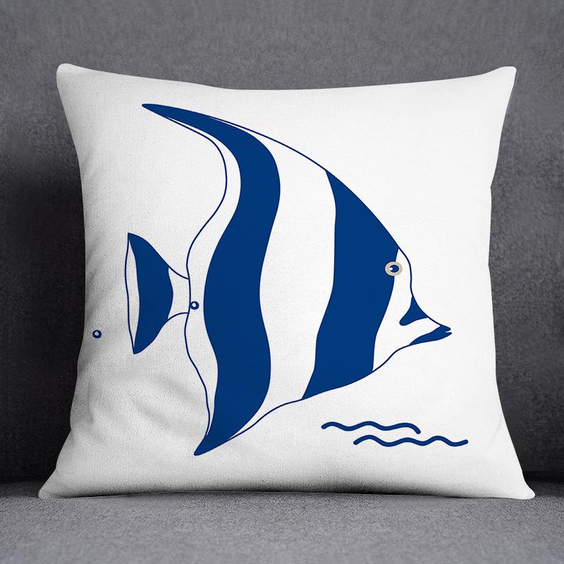 Navy and White Nautical Cushion Covers