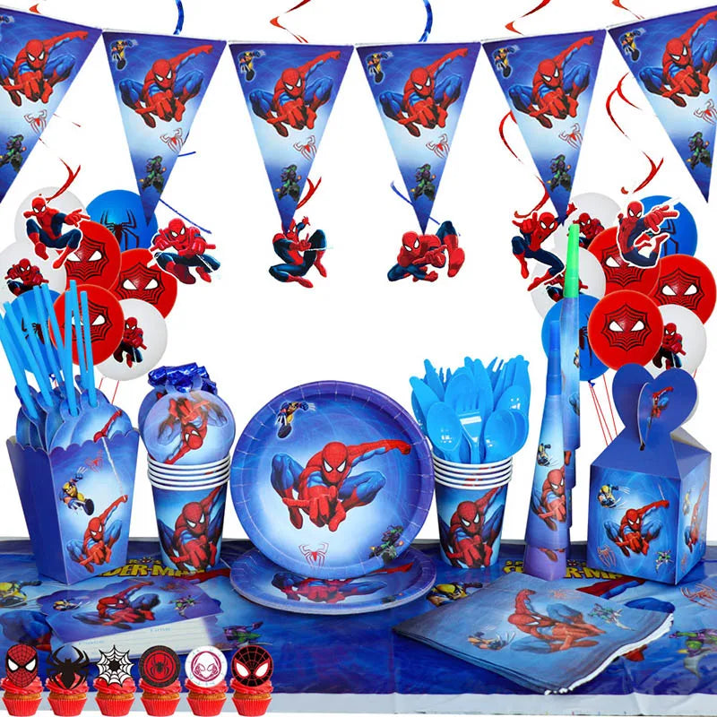 SpiderMan Birthday Party Decorations