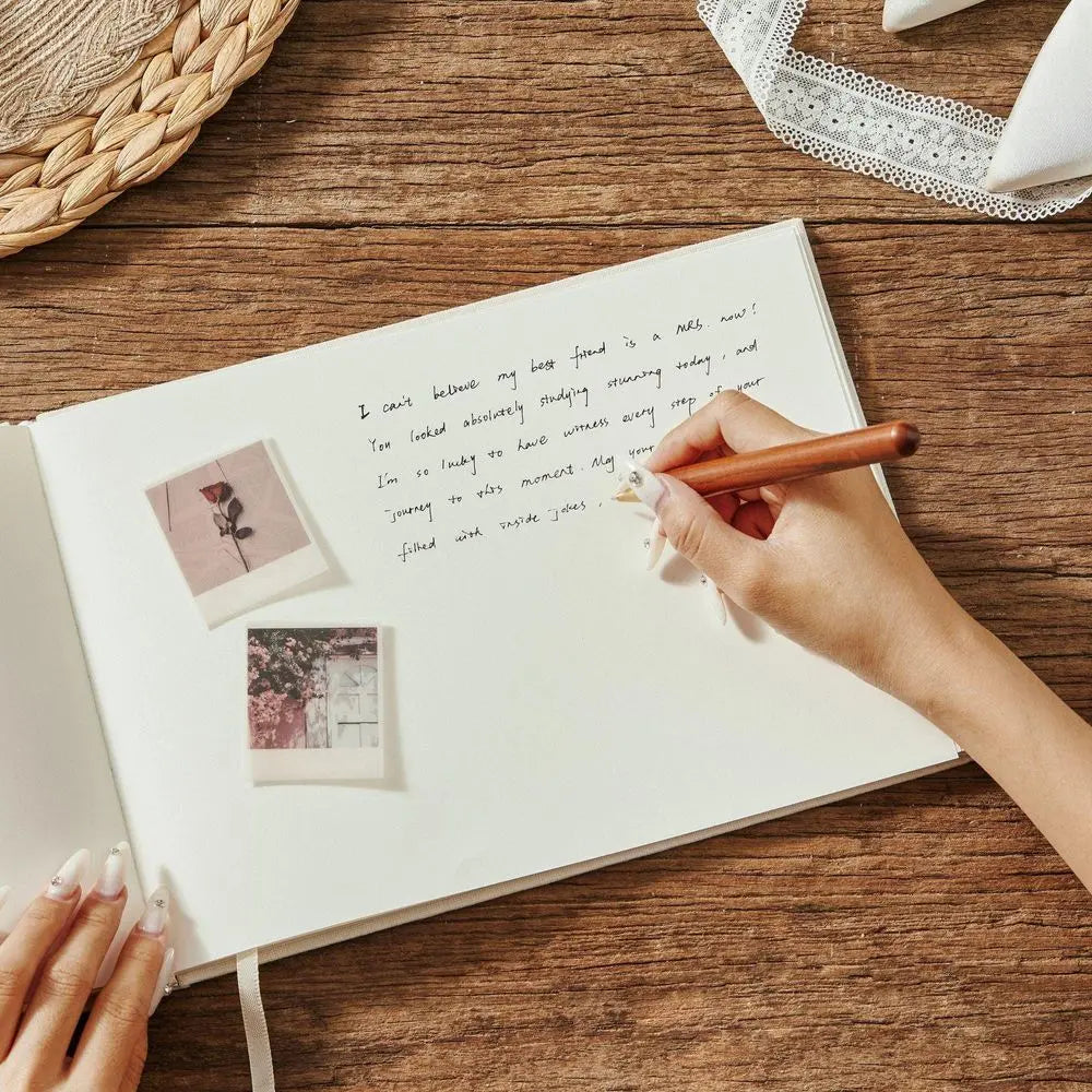 Personalized Linen Hardcover Guestbook