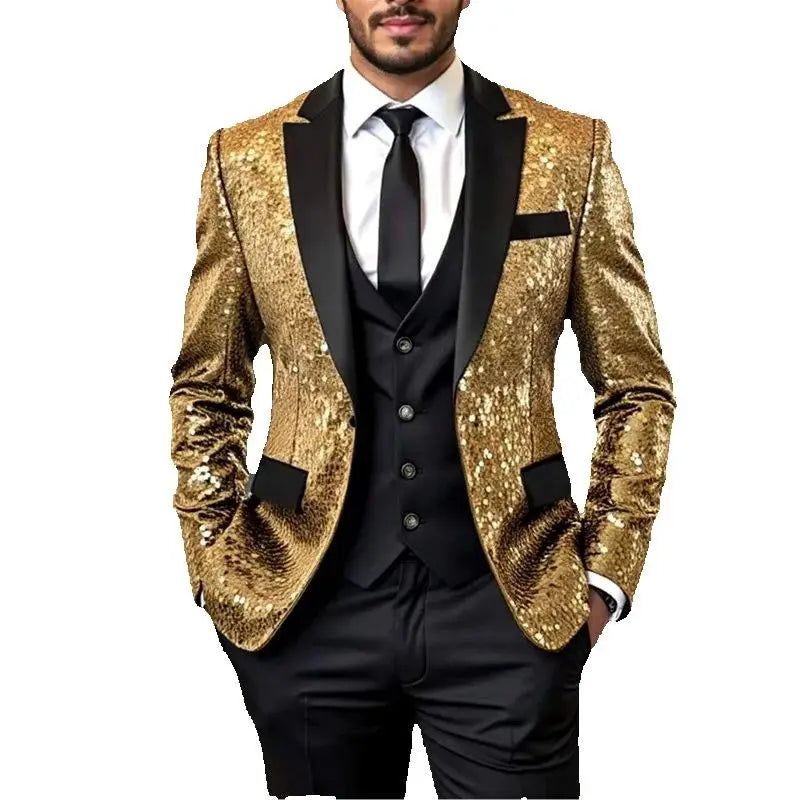 Sequin Tuxedo Jacket for Men -.