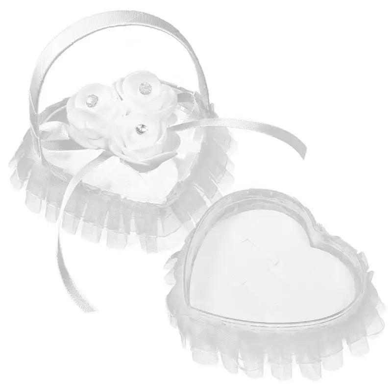 Mini Lace Ring Box With Handle