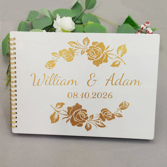 Rustic Wooden Guest Book (Small)