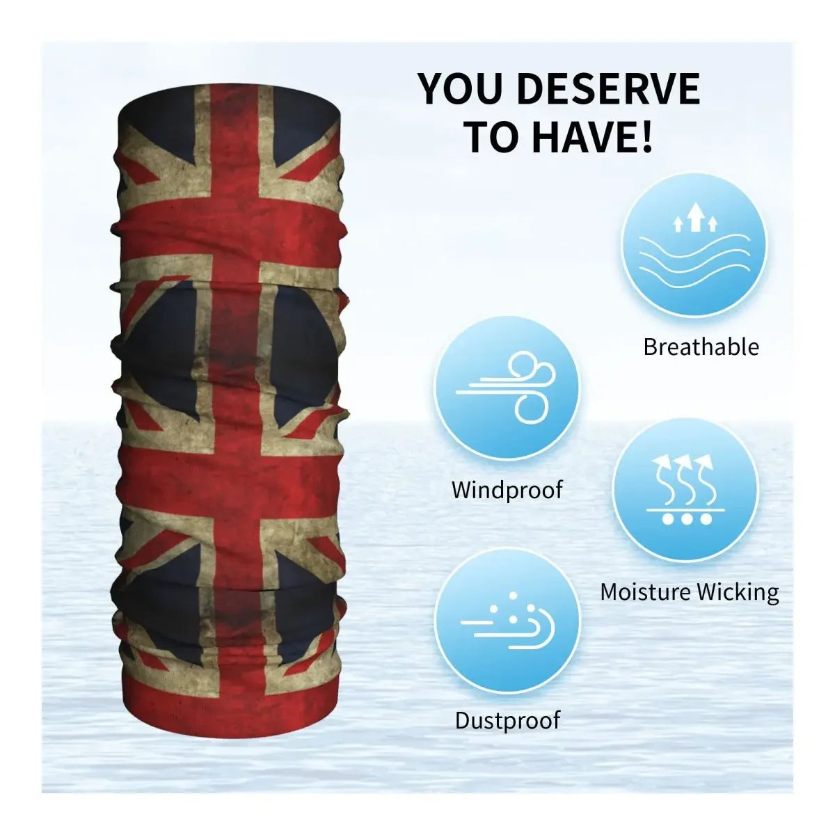 British UK Flag Bandana Neck Cover