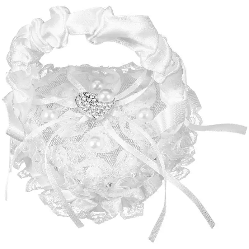 Mini Lace Ring Box With Handle