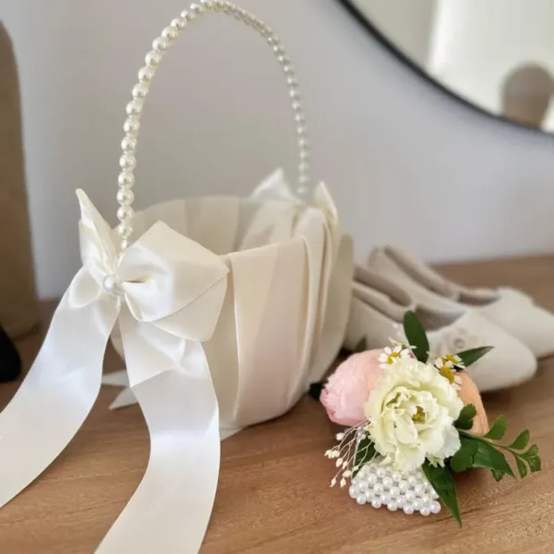 Wedding Ring Pillow and Flower Basket