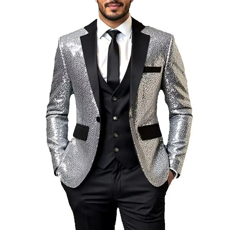 Sequin Tuxedo Jacket for Men -.