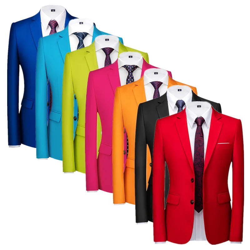 Slim Fit Blazer Multicolour