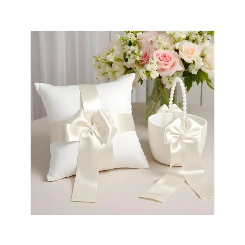 Wedding Ring Pillow and Flower Basket