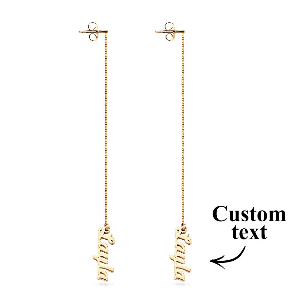 Promise You Personalized Earrings