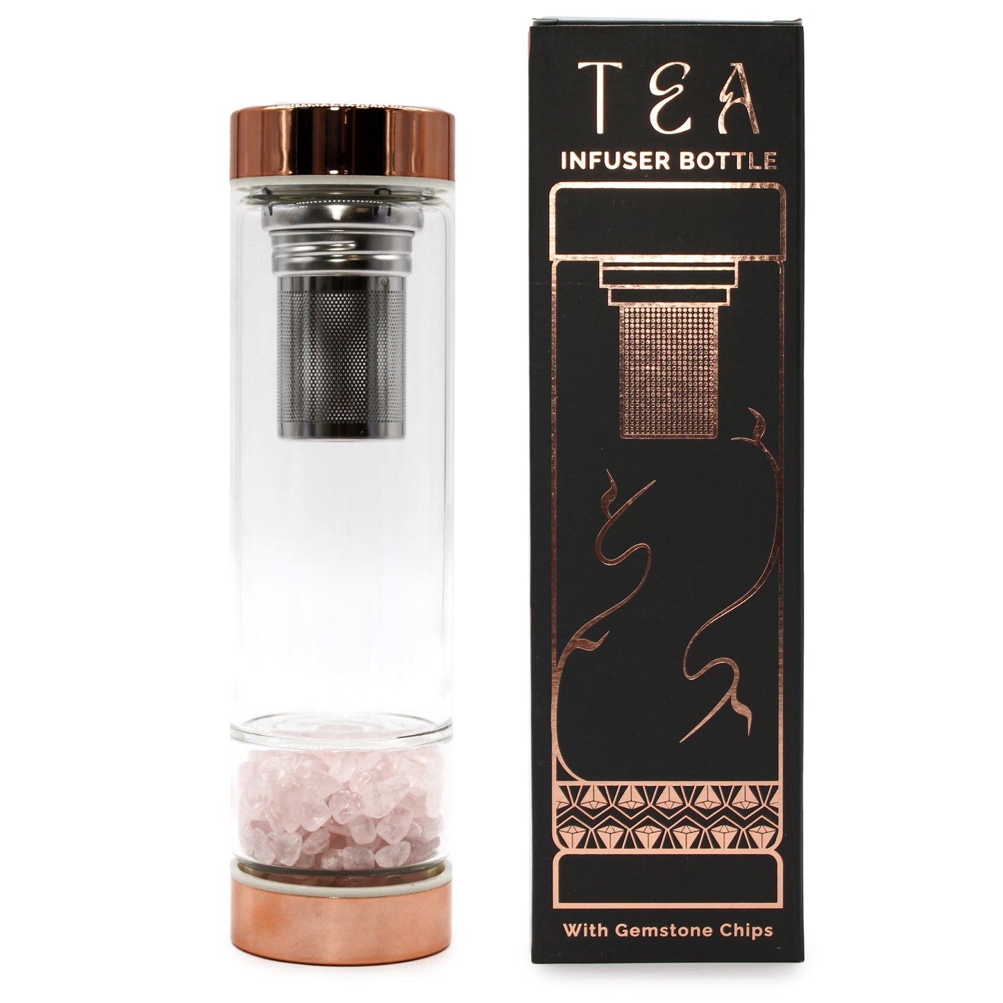 Crystal Tea Infuser Bottle