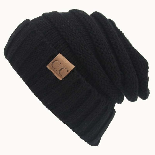 Knitted Wool Winter Beanie Hat