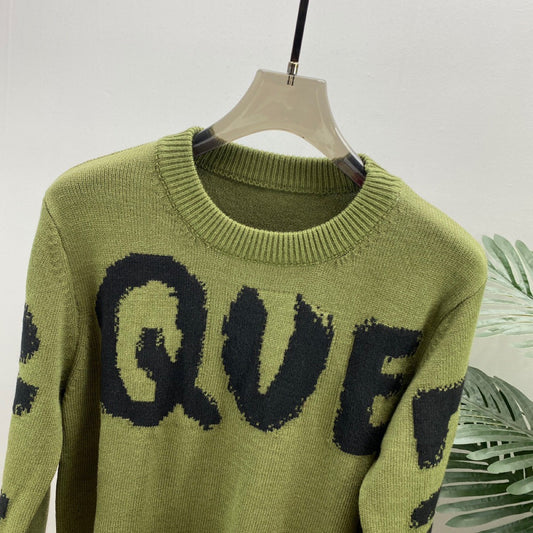 Queen Long Sleeve Wool Sweater