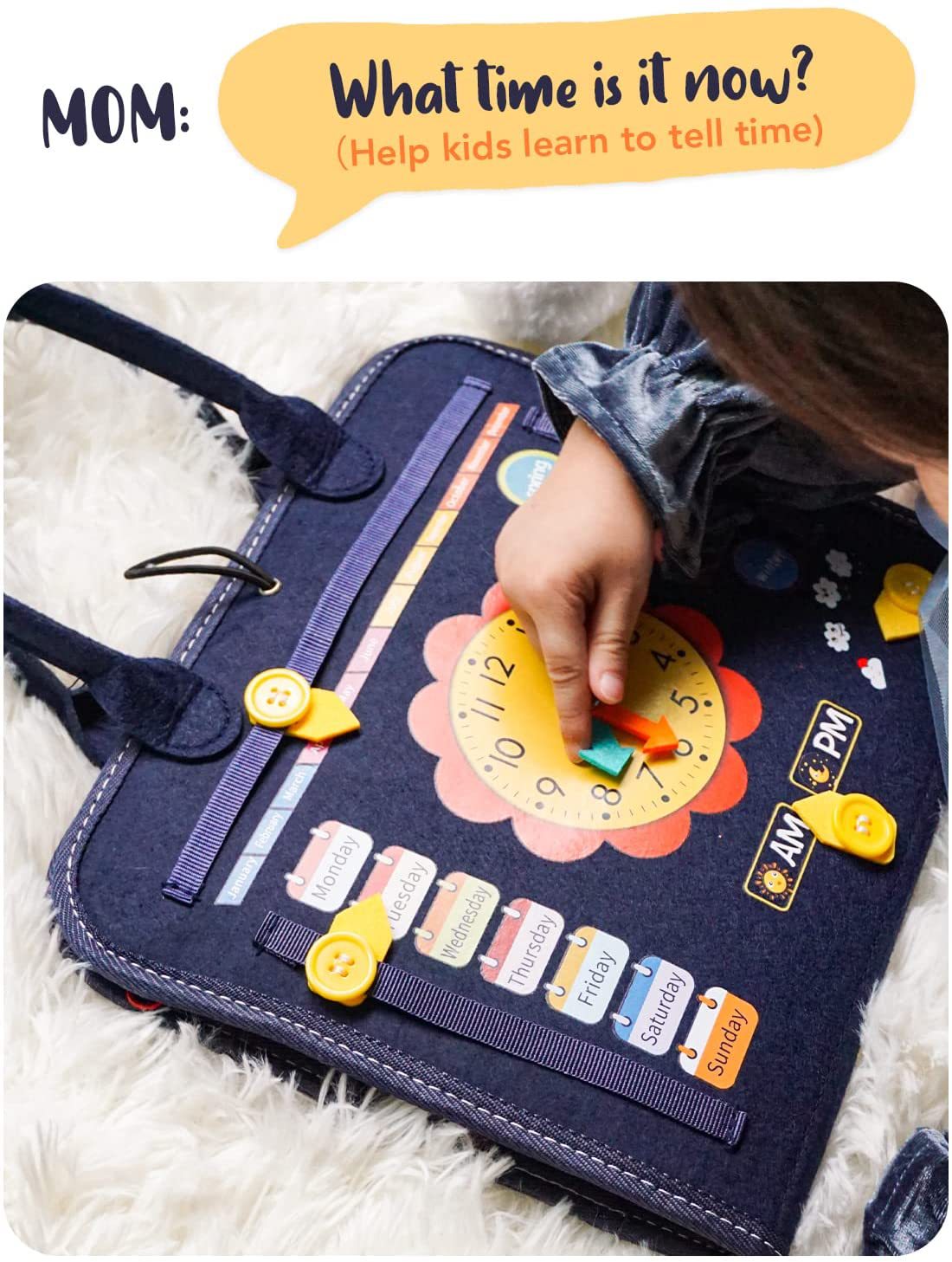 Montessori Felt Fidget Bag