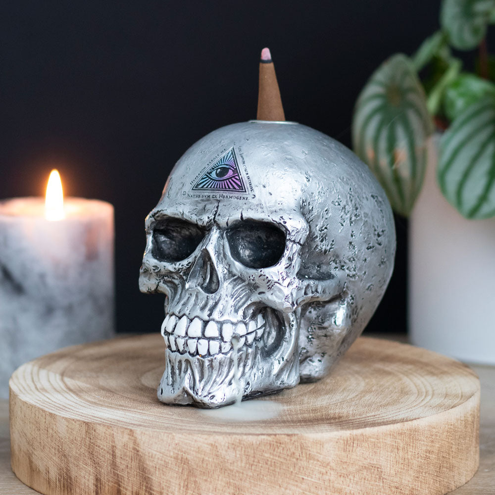 Skull The Void Backflow Incense Burner by Alchemy