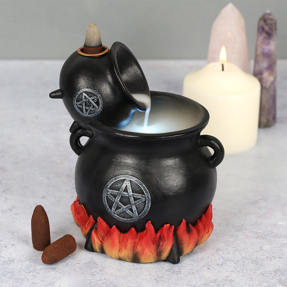 Pouring Cauldron Incense Holder