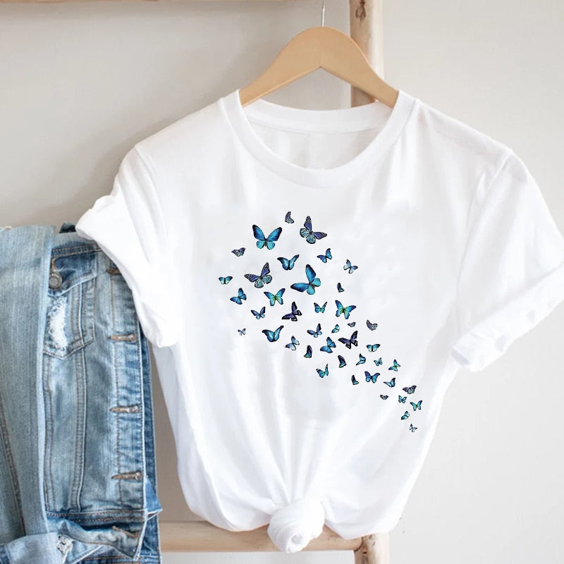 Classic White T-shirt With Design