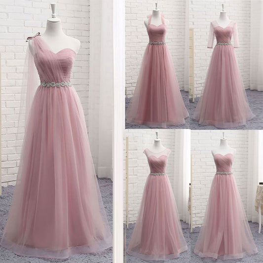 Chiffon Belted Bridesmaid Dress - Made to Order