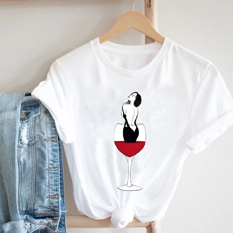 Classic White T-shirt With Design