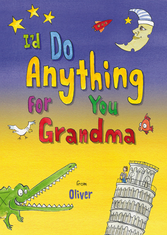 Customised I'd Do Anything for You Grandma Book