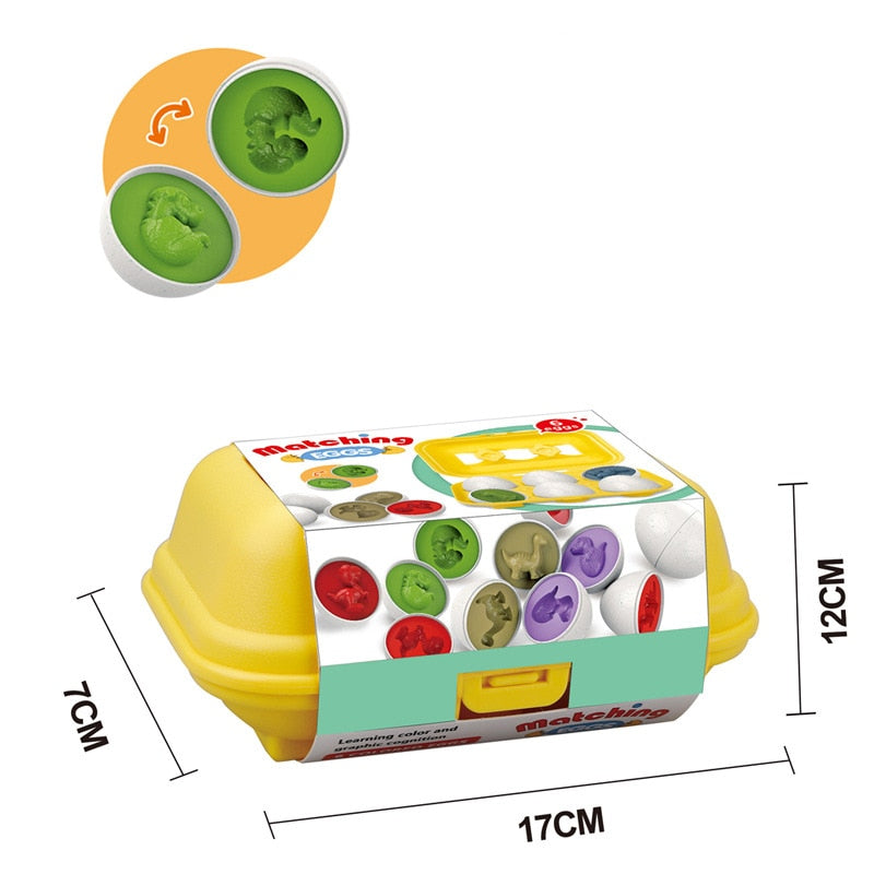 Montessori Egg Puzzle Shape Sorter
